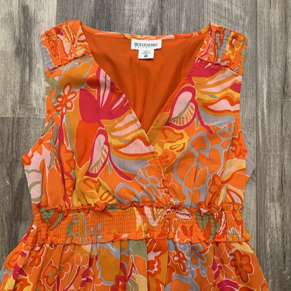 Motherhood Maternity Medium Midi Sunshine Floral Dress - Picture 4 of 10